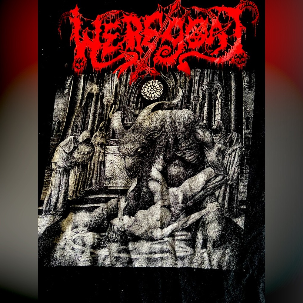 RARE vintage Weregoat long sleeve M Pestilential Rites  Fornication sold